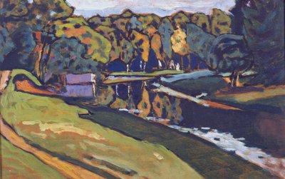 Otoño, estudio, 1905 de Wassily Kandinsky